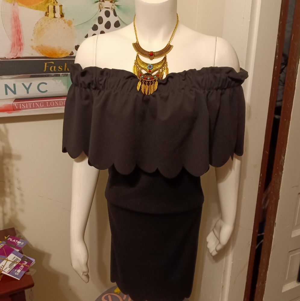 1x Sexy Off the Shoulder Dress